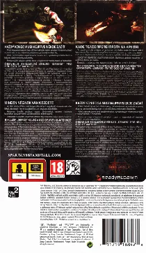 God of War - Ghost of Sparta (EU - AU) box cover back